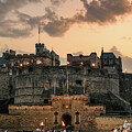 Sunset over Edinburgh Castle